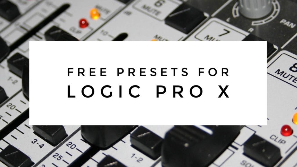 Free Logic Pro X Presets from Jake Masca
