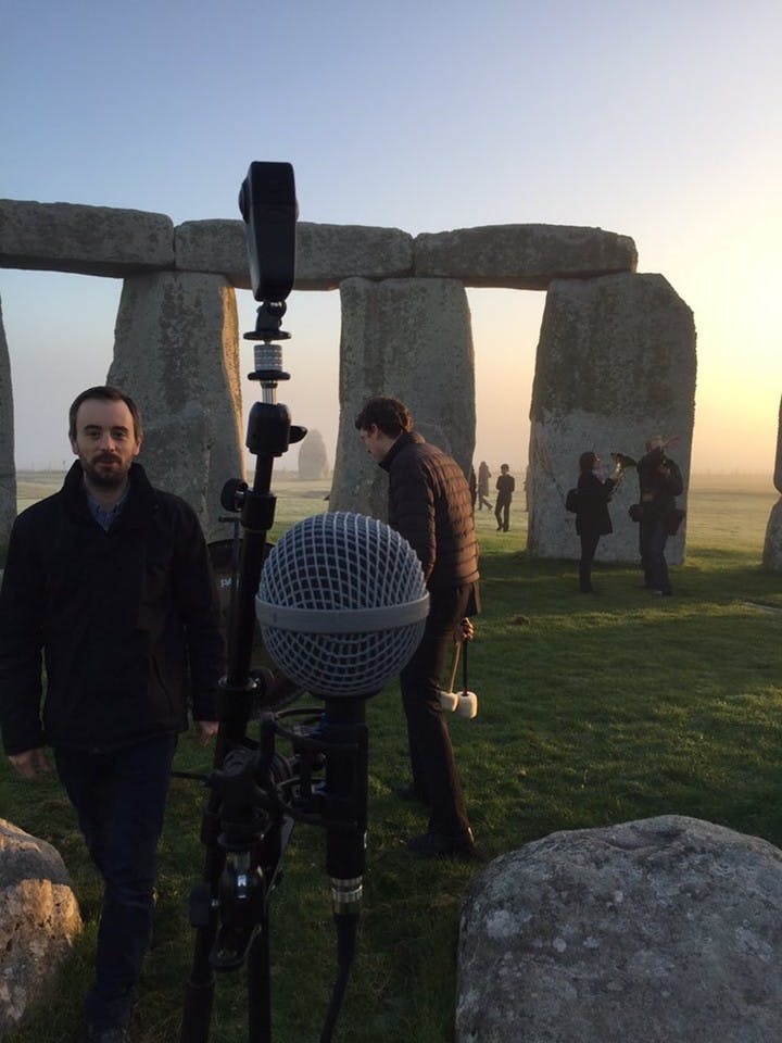 Recording in the stones of Stonehenge